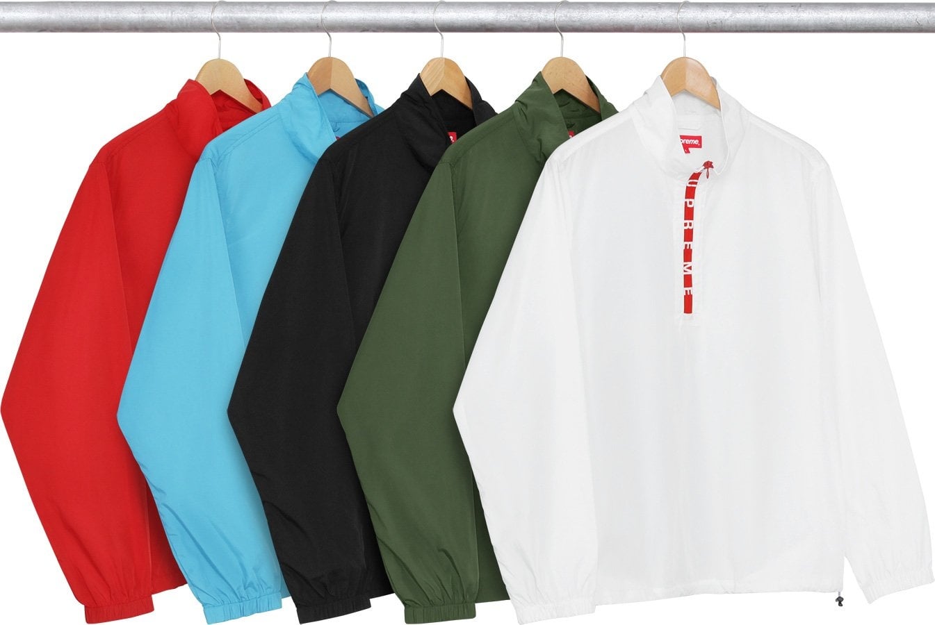 Zip Logo Pullover Windbreaker